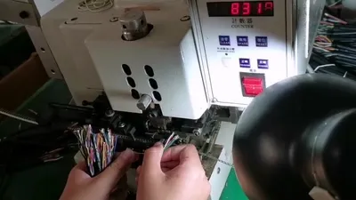 Máquina de pelado de cables y crimpado de terminales, RH-900S