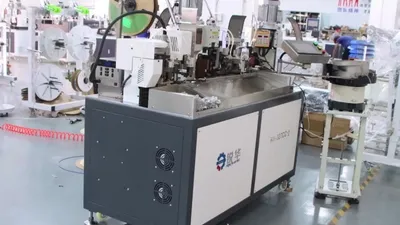 Máquina de crimpado de terminales de dos lados y termoretráctil de un lado, RH-027CC