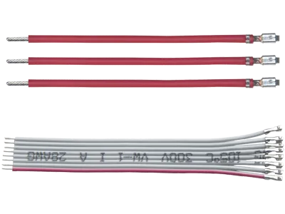 RH-08CC (Cable plano, estañado de 1 lado y crimpado de 2 lados)